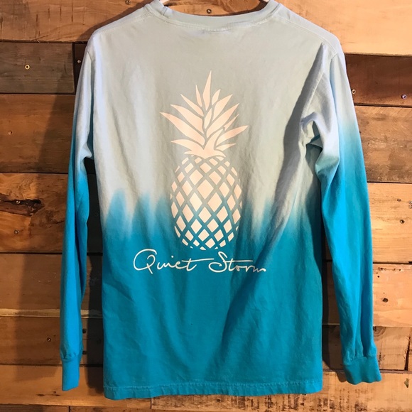 Small Women’s Quiet Storm Pineapple Logo L/S Tee - Picture 1 of 2
